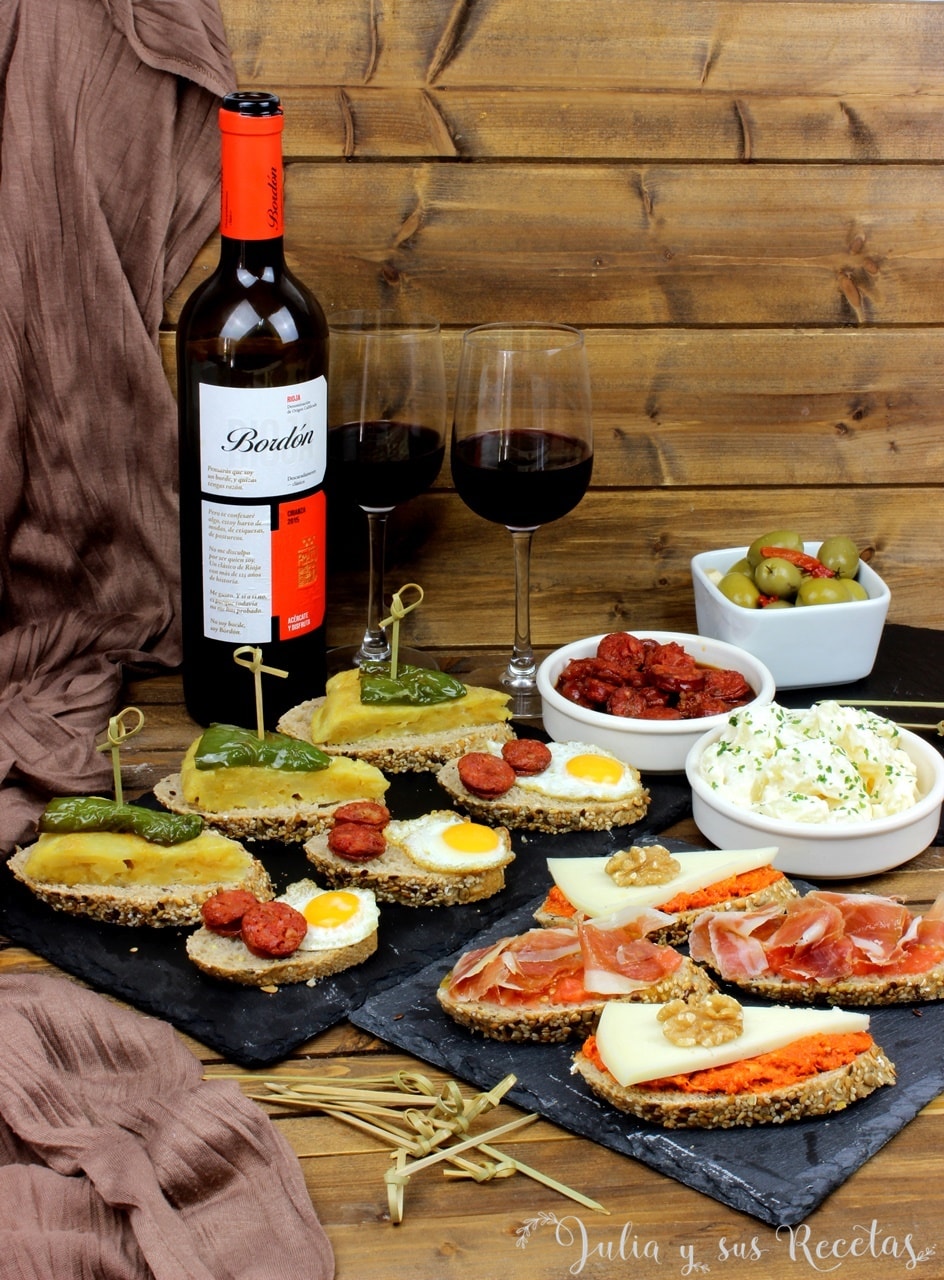 maridaje vino tapas