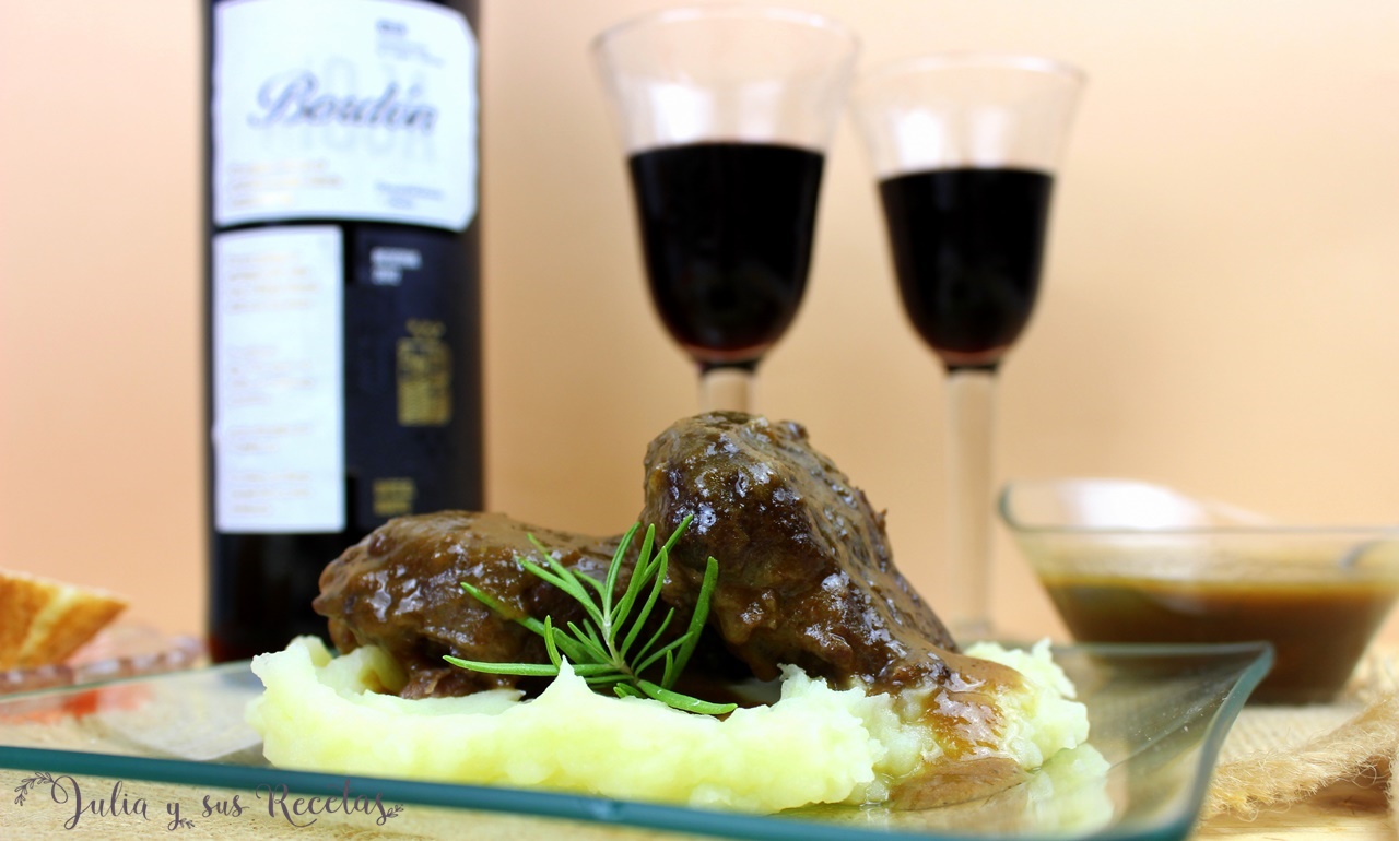 Receta de carrilleras al vino tinto