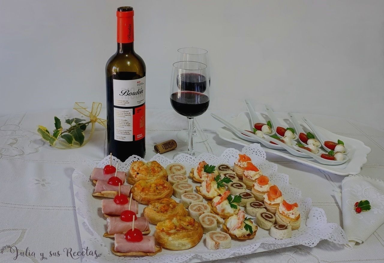 6 ideas de aperitivos variados para tu mesa de Navidad