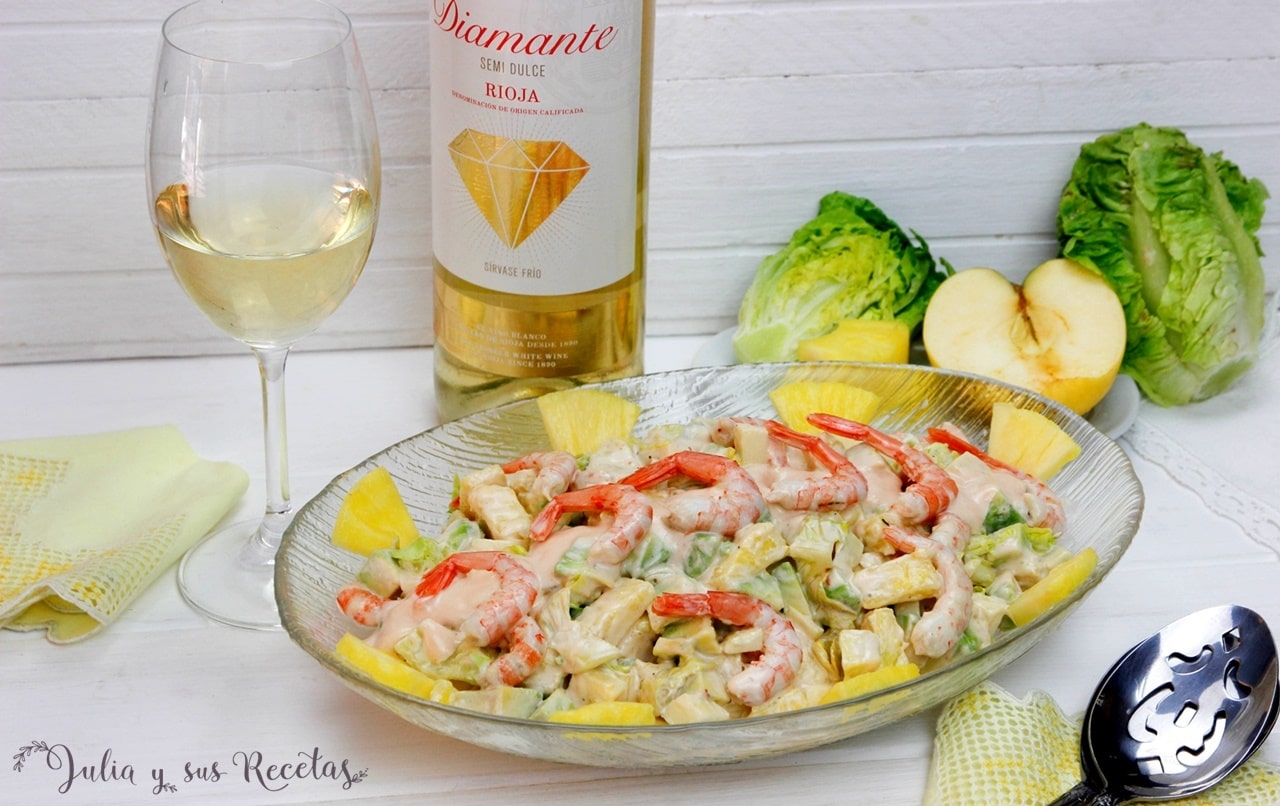 ensalada maridaje vino