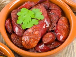 receta de chorizo al vino