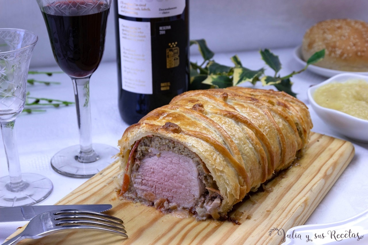 receta solomillo wellington